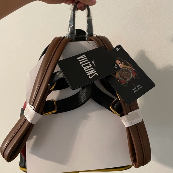 Loungefly NWT Disney Villains Gaston, beauty Beast - Picture 3 of 6